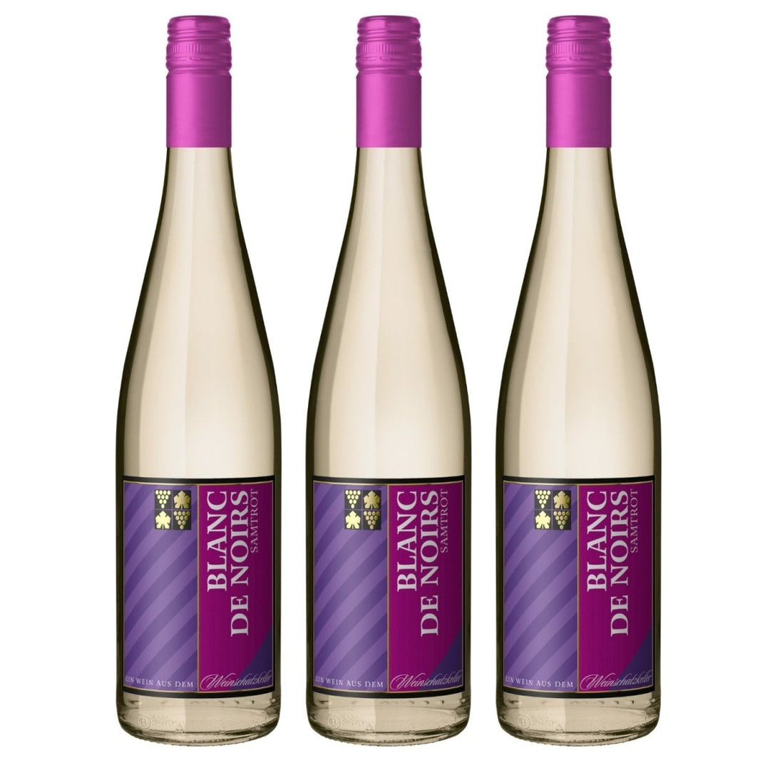 Genossenschaftskellerei Heilbronn Samtrot Blanc de Noir DQ Weißwein feinfruchtig Deutschland (3 x 0,75l) - Versanel - 