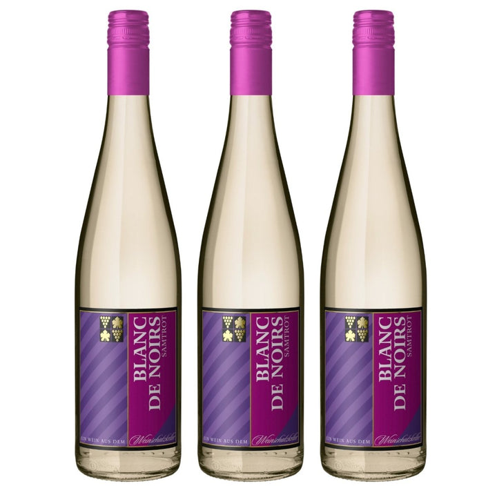 Genossenschaftskellerei Heilbronn Samtrot Blanc de Noir DQ Weißwein feinfruchtig Deutschland (3 x 0,75l) - Versanel - 