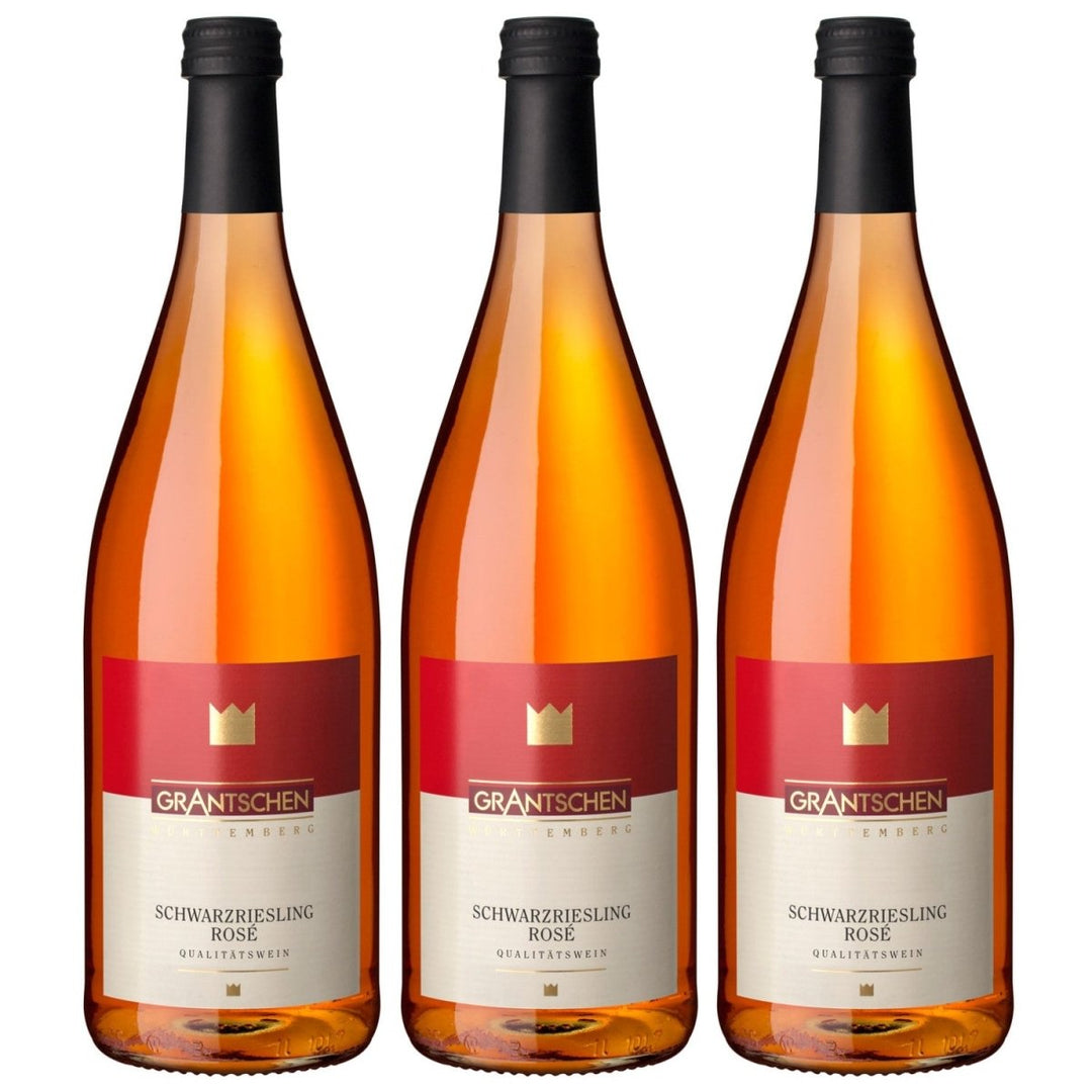 Genossenschaftskellerei Heilbronn Schwarzriesling Rosé DQ feinfruchtig Roséwein Deutschland (3 x 1,0l) - Versanel - 