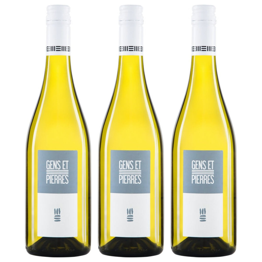 GENS ET PIERRES Nord - Sud Blanc Weißwein Trocken Frankreich (3 x 0.75l) - Versanel - 