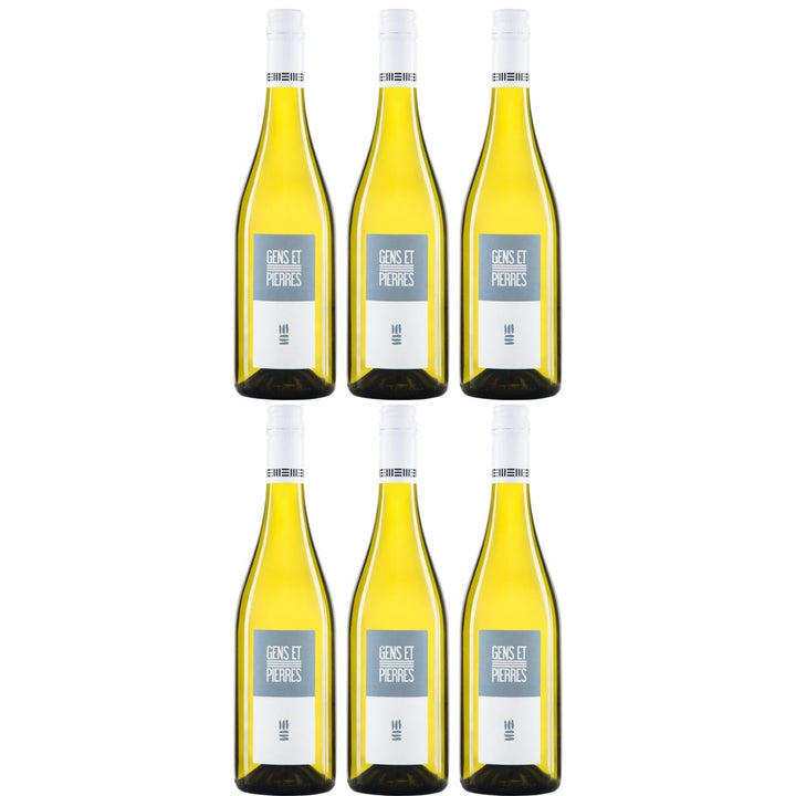 GENS ET PIERRES Nord - Sud Blanc Weißwein Trocken Frankreich (6 x 0.75l) - Versanel - 