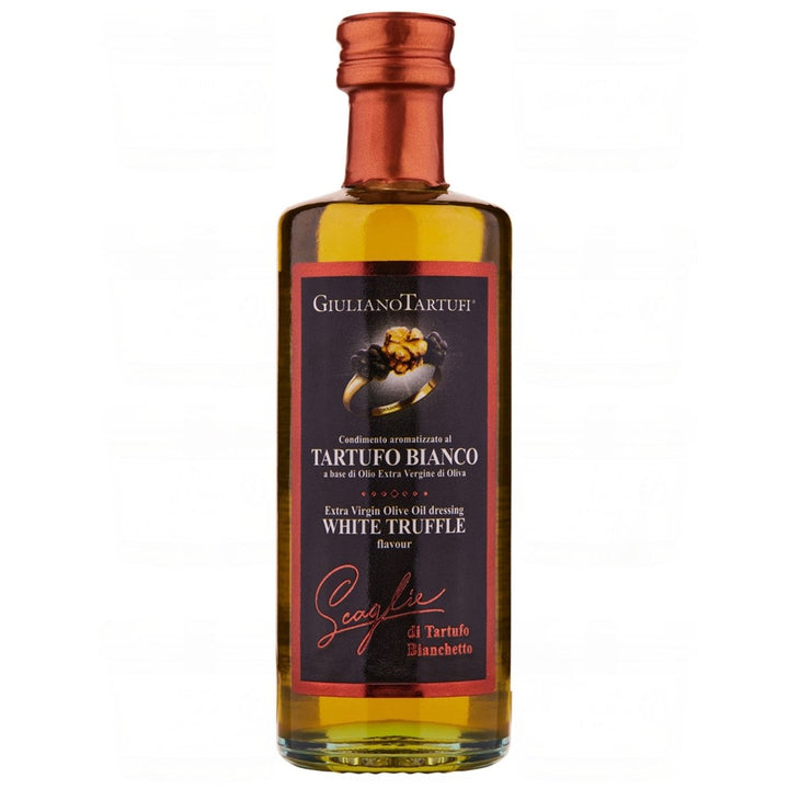 Giuliano Tartufi Condimento Olio extra vergine al Bianchetto Natives Olivenöl extra, aromatisiert mit weißem Trüffel Italien (3 x 55ml) - Versanel - 