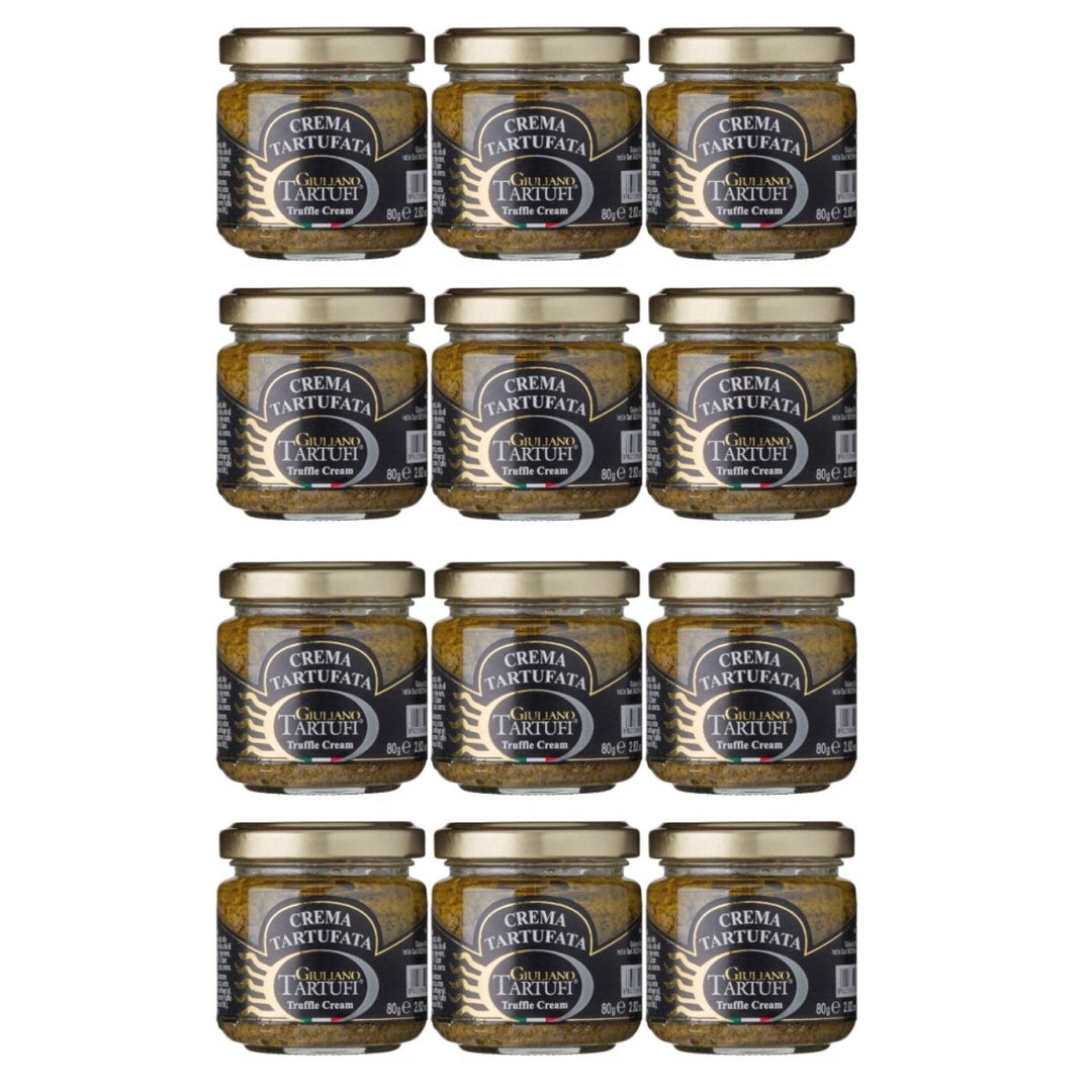 Giuliano Tartufi Crema Tartufata Trüffelcreme Italien (12 x 80g) - Versanel - 