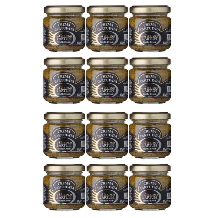 Giuliano Tartufi Crema Tartufata Trüffelcreme Italien (12 x 80g) - Versanel - 