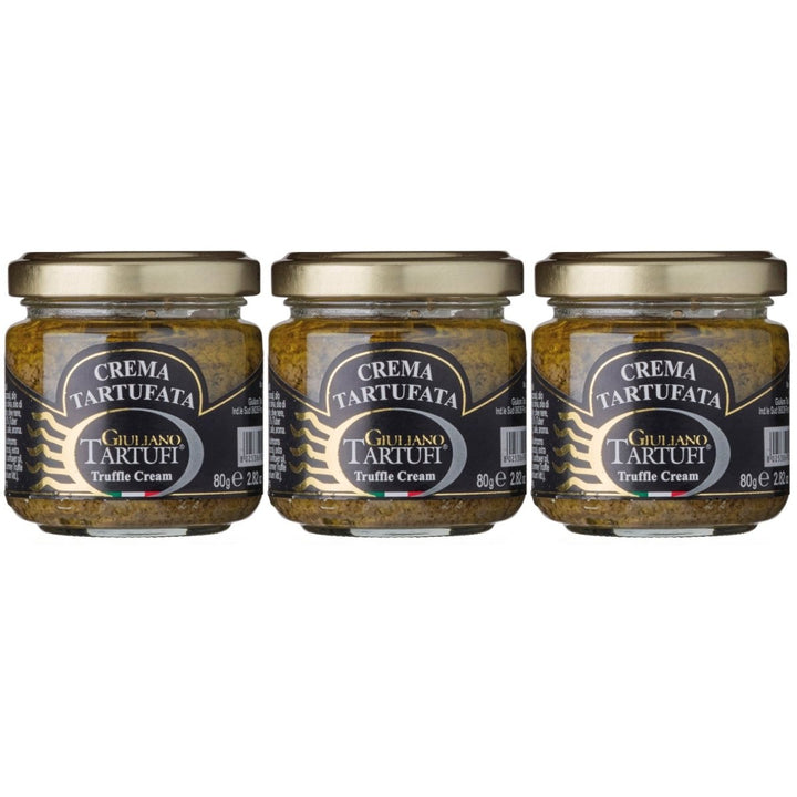 Giuliano Tartufi Crema Tartufata Trüffelcreme Italien (3 x 80g) - Versanel - 