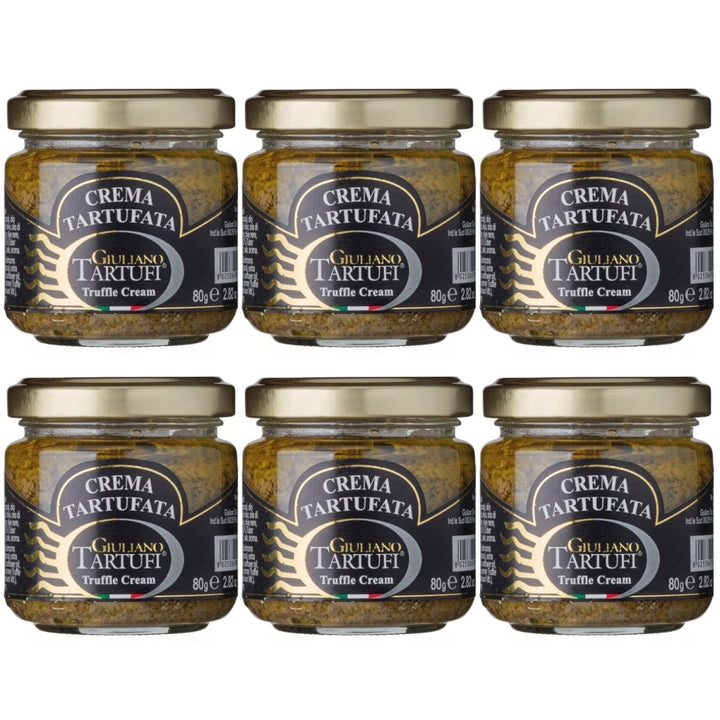 Giuliano Tartufi Crema Tartufata Trüffelcreme Italien (6 x 80g) - Versanel - 
