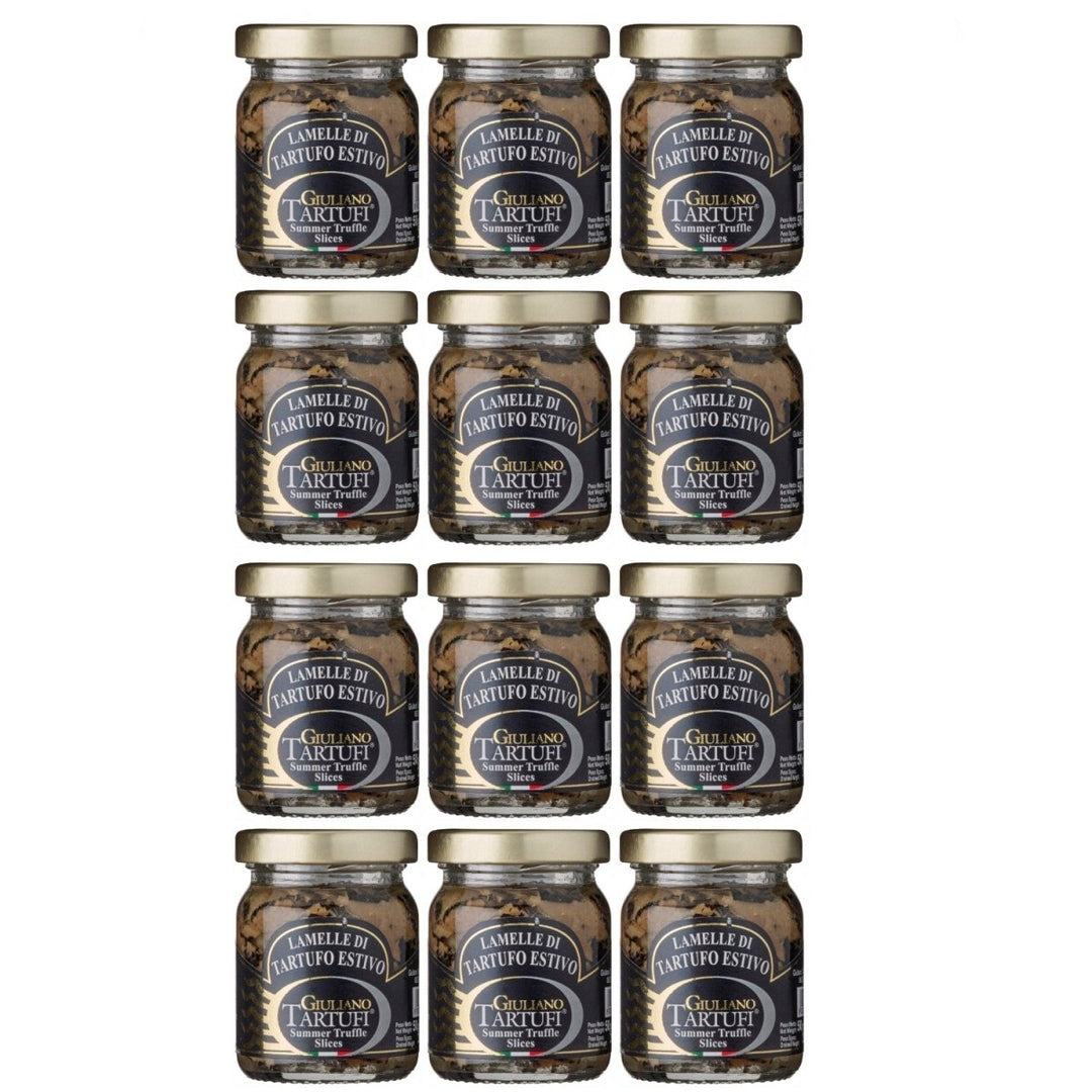 Giuliano Tartufi Lamelle di Tartufo Estivo Lamellen von Sommertrüffeln Italien (12 x 50 g) - Versanel - 