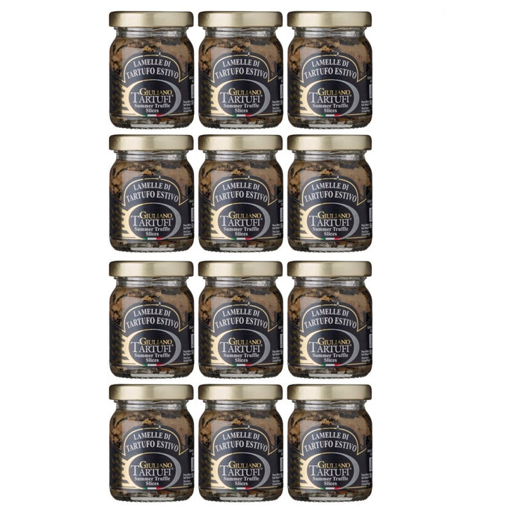Giuliano Tartufi Lamelle di Tartufo Estivo Lamellen von Sommertrüffeln Italien (12 x 50 g) - Versanel - 