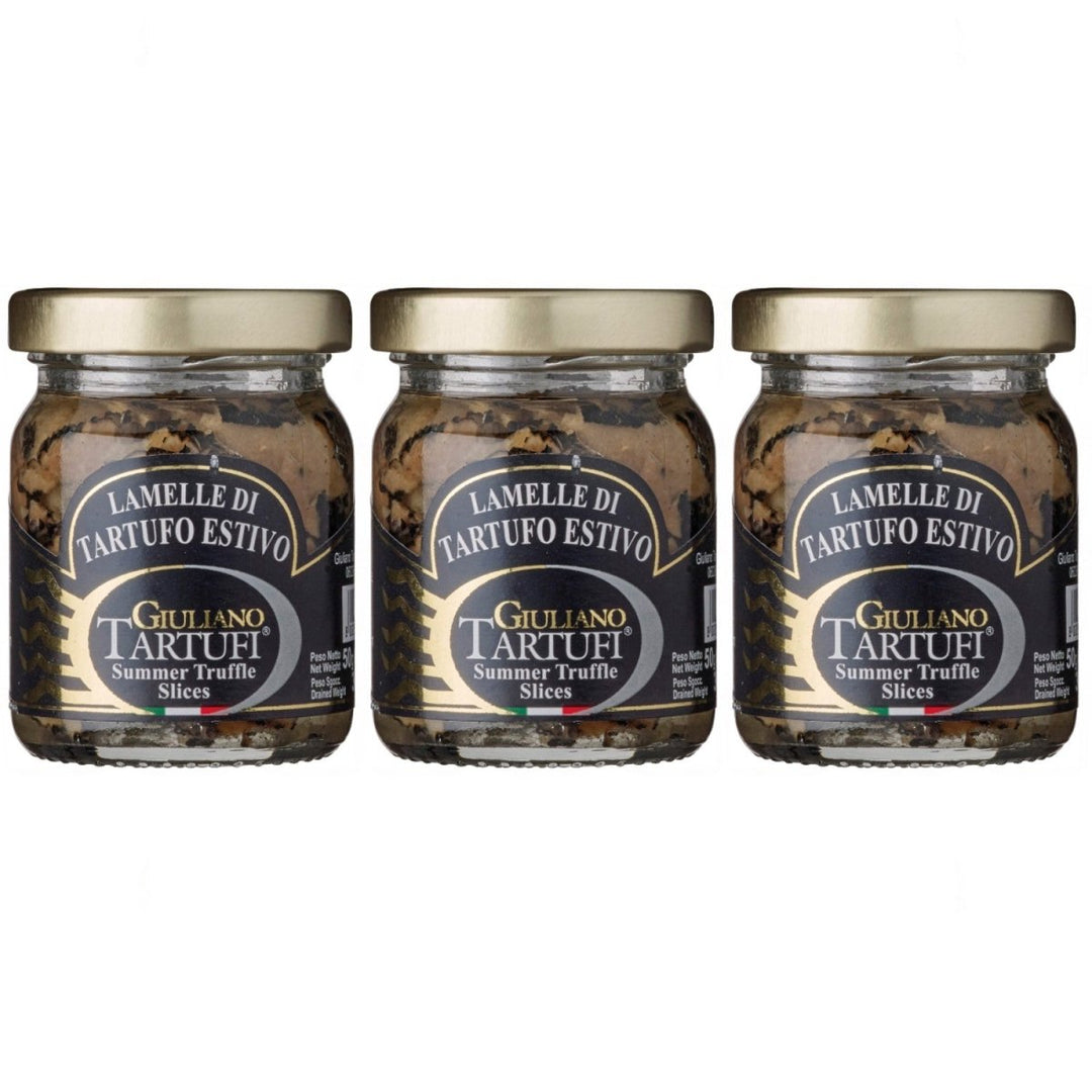 Giuliano Tartufi Lamelle di Tartufo Estivo Lamellen von Sommertrüffeln Italien (3 x 50 g) - Versanel - 