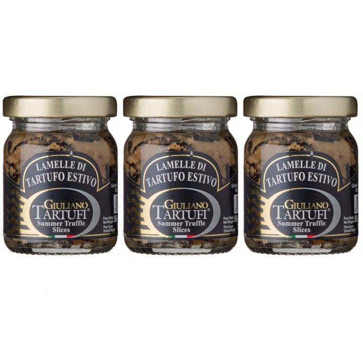 Giuliano Tartufi Lamelle di Tartufo Estivo Lamellen von Sommertrüffeln Italien (3 x 50 g) - Versanel - 