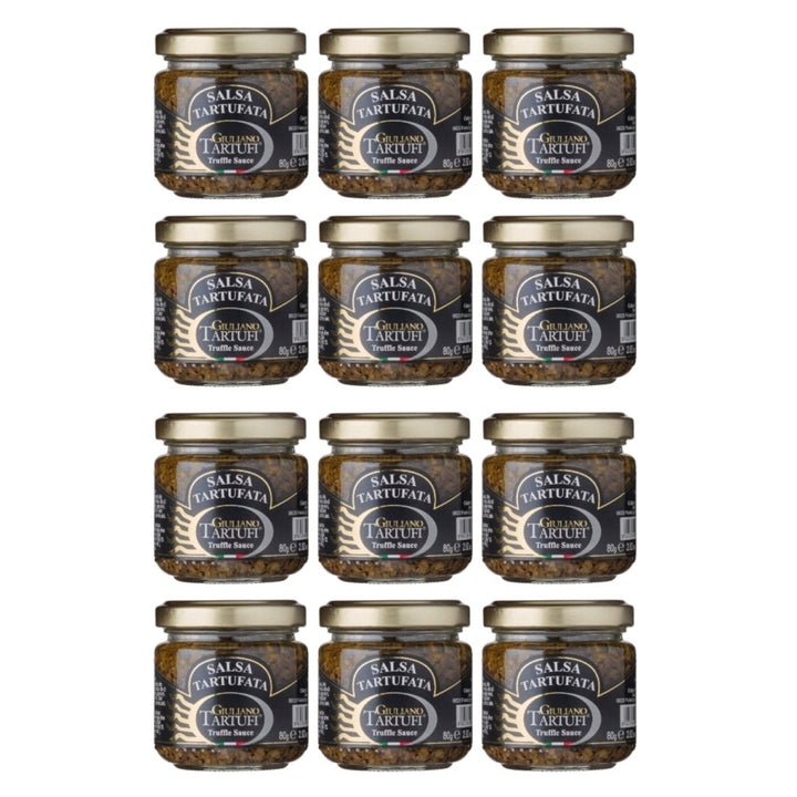 Giuliano Tartufi Salsa Tartufata Trüffelsauce Italien (12 x 80g) - Versanel - 