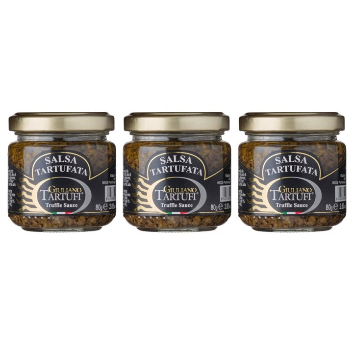 Giuliano Tartufi Salsa Tartufata Trüffelsauce Italien (3 x 80g) - Versanel - 