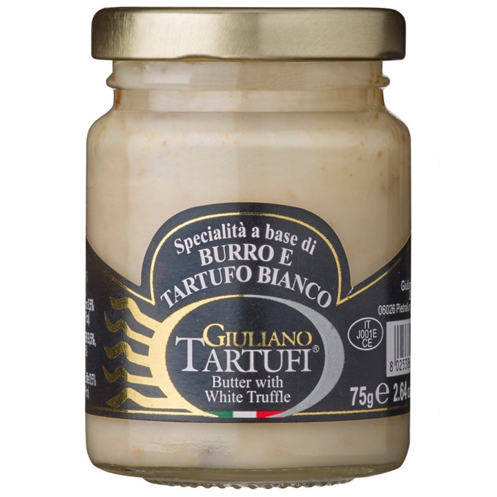 Giuliano Tartufi Specialità a base di Burro e Tartufo BiancoButter mit weißem Trüffel Italien (3 x 75g) - Versanel - 