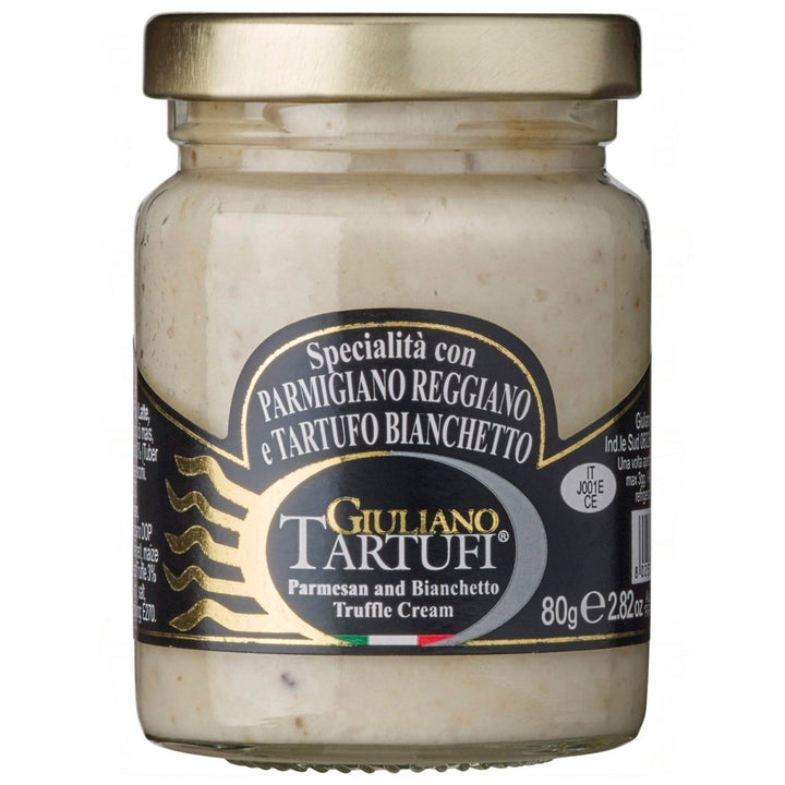 Giuliano Tartufi Specialità con Parmigiano Reggiano e Tartufo Creme aus Parmesan und Trüffel Italien (12 x 80g) - Versanel - 