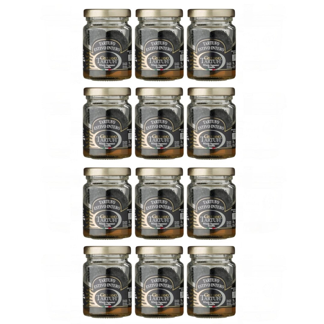 Giuliano Tartufi Tartufo Estivo Intero Ganzer Sommertrüffel Italien (12 x 35g) - Versanel - 