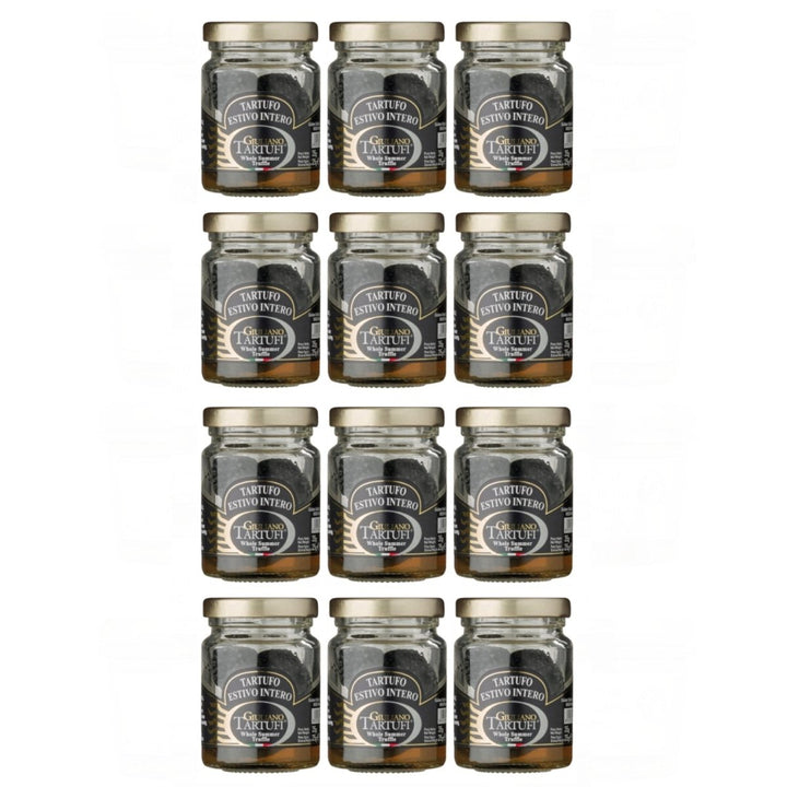 Giuliano Tartufi Tartufo Estivo Intero Ganzer Sommertrüffel Italien (12 x 35g) - Versanel - 