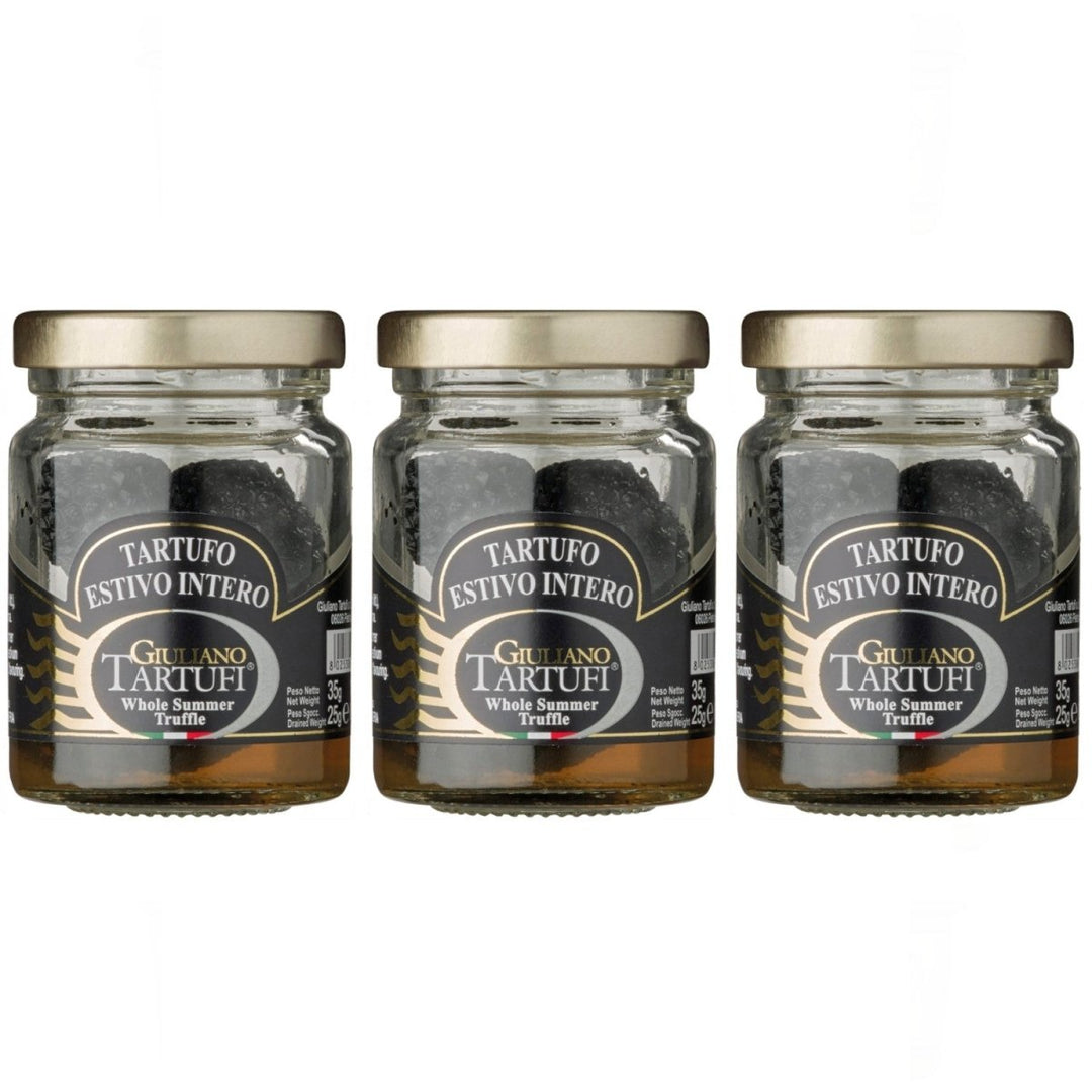 Giuliano Tartufi Tartufo Estivo Intero Ganzer Sommertrüffel Italien (3 x 35g) - Versanel - 