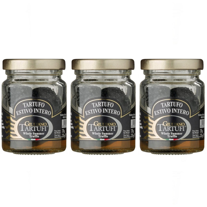 Giuliano Tartufi Tartufo Estivo Intero Ganzer Sommertrüffel Italien (3 x 35g) - Versanel - 