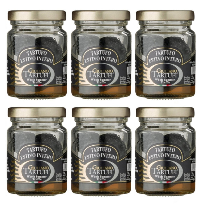 Giuliano Tartufi Tartufo Estivo Intero Ganzer Sommertrüffel Italien (6 x 35g) - Versanel - 
