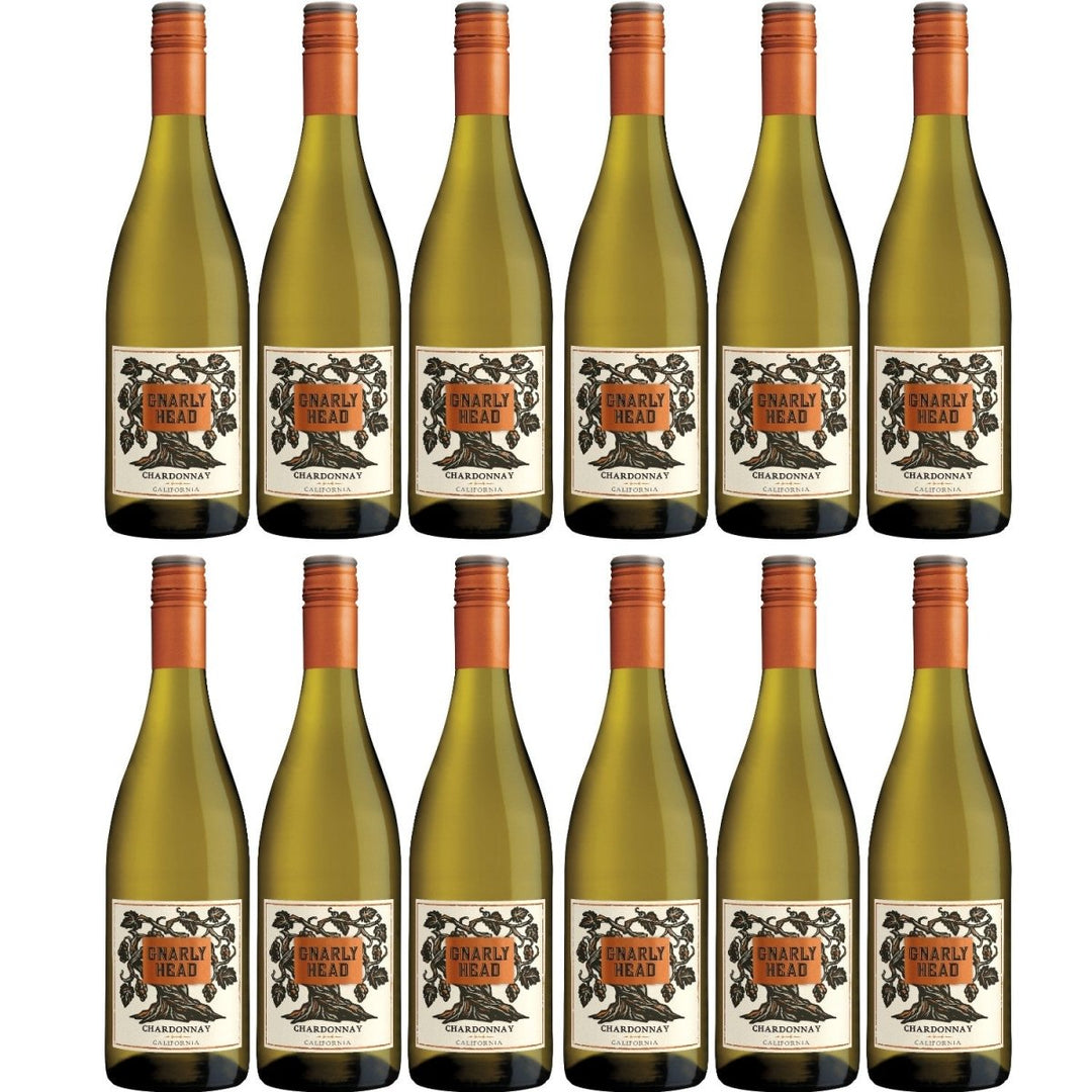 Gnarly Head Chardonnay Weisswein Weiss trocken USA (12 x 0.75 l) - Versanel -
