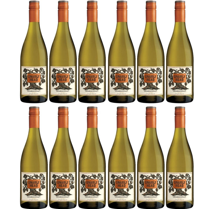 Gnarly Head Chardonnay Weisswein Weiss trocken USA (12 x 0.75 l) - Versanel -