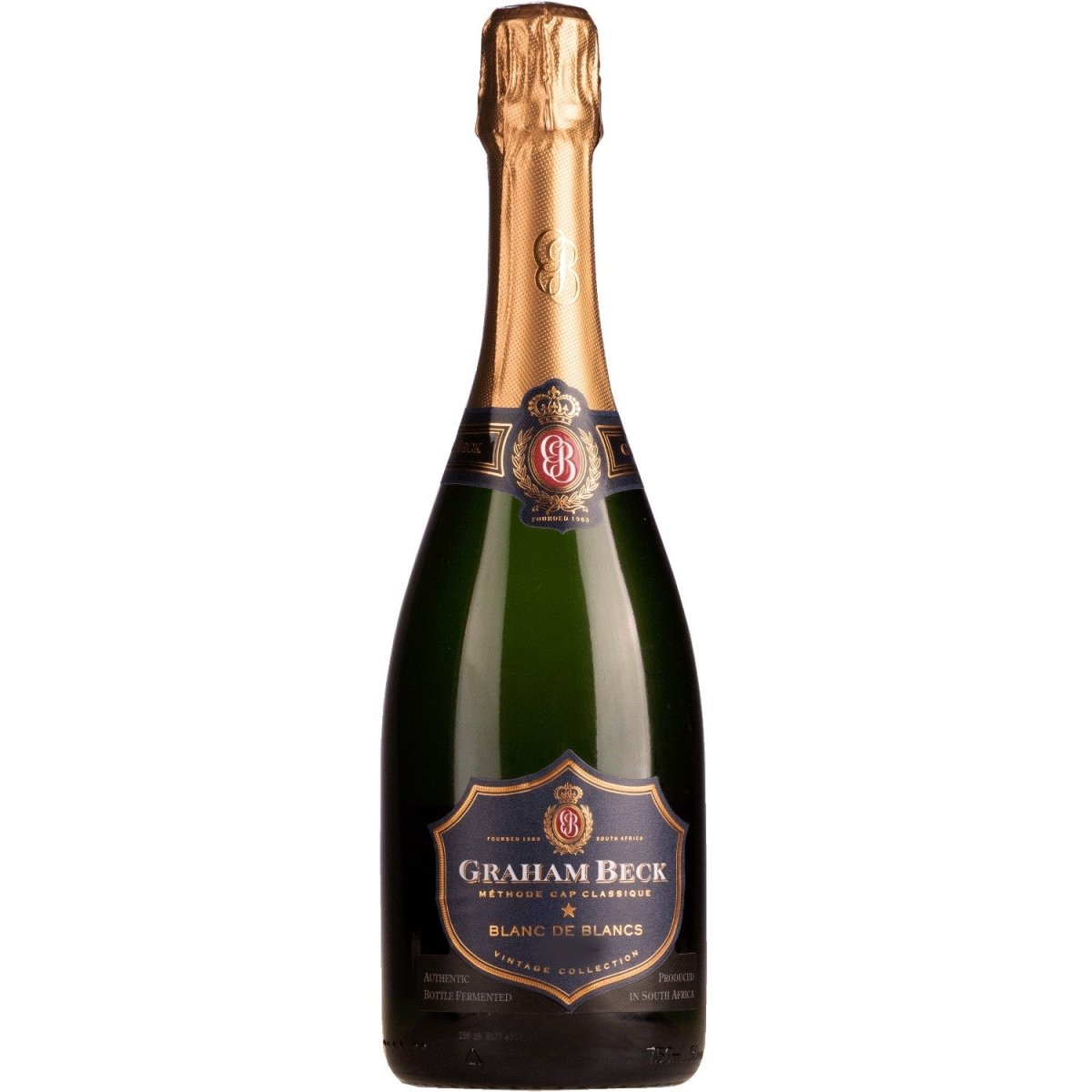 Graham Beck MCC Brut Blanc de Blancs Vintage Schaumwein weiß Südafrika (12 x 0,75l) - Versanel - 