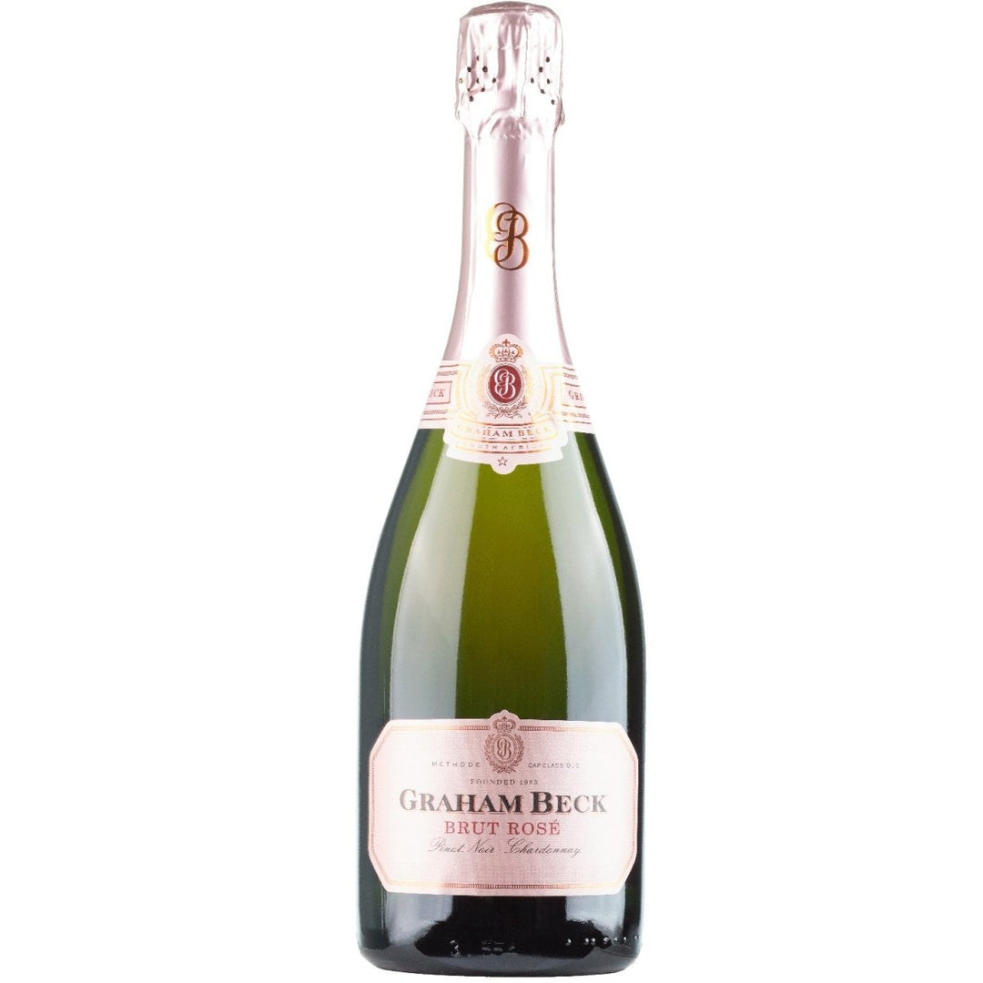 Graham Beck MCC Brut Rosé Chardonnay Pinot Noir Schaumwein rosé Südafrika (1 x 0,75l) - Versanel - 