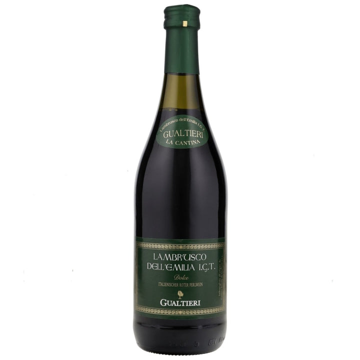 Gualtieri Lambrusco Dell Emilia Süss Dolce I.G.T. Roter Perlwein Rotwein Italien (12 x 0,75l) - Versanel - 