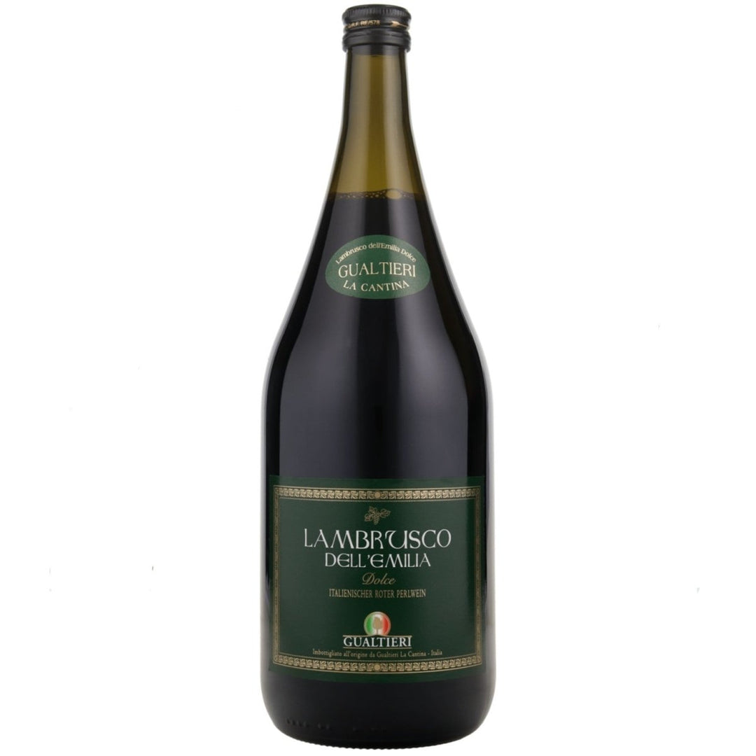 Gualtieri Lambrusco Dell Emilia Süss Dolce Rot Rotwein Italien (3 x 1,5l) - Versanel - 