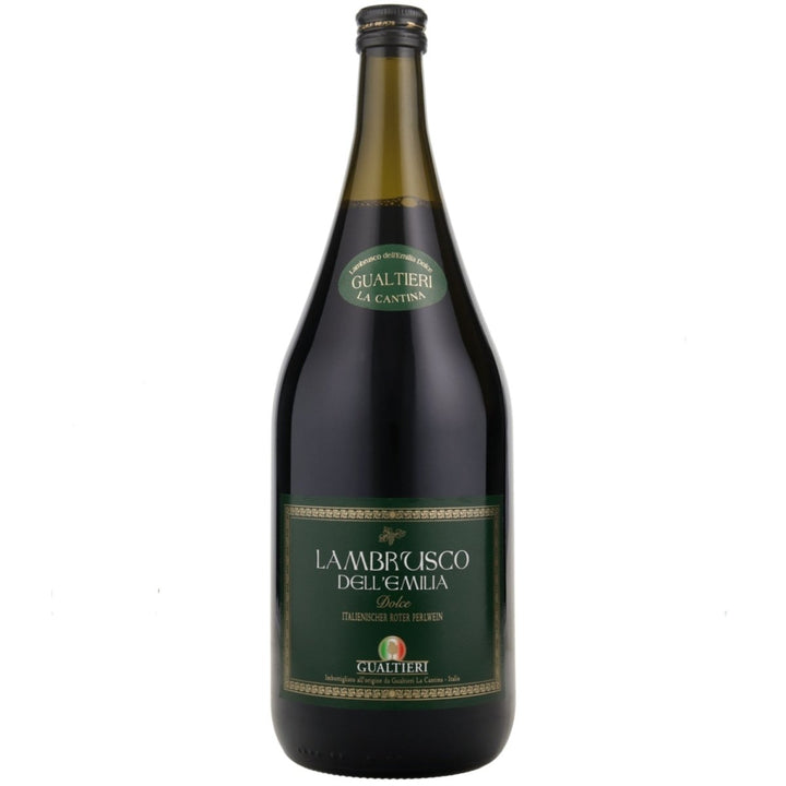 Gualtieri Lambrusco Dell Emilia Süss Dolce Rot Rotwein Italien (6 x 1,5l) - Versanel - 