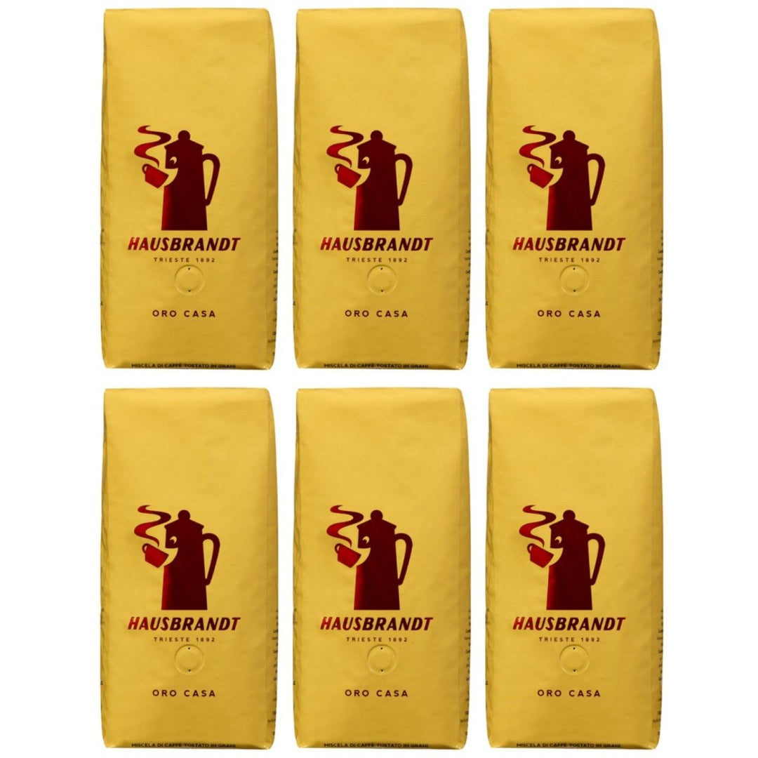 Hausbrandt Caffé Hausbrandt Oro Casa Italien (6 x 500g) - Versanel - 