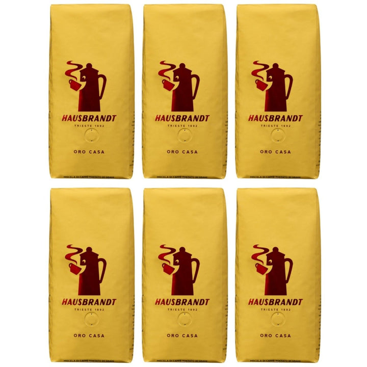 Hausbrandt Caffé Hausbrandt Oro Casa Italien (6 x 500g) - Versanel - 