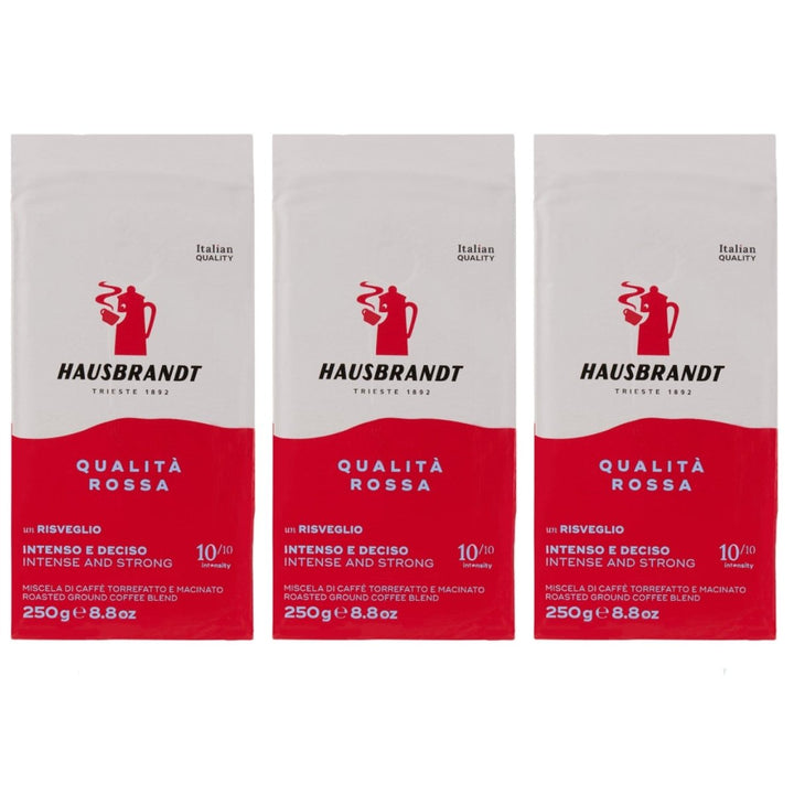 Hausbrandt Caffé Hausbrandt Rosso Italien (3 x 250g) - Versanel - 