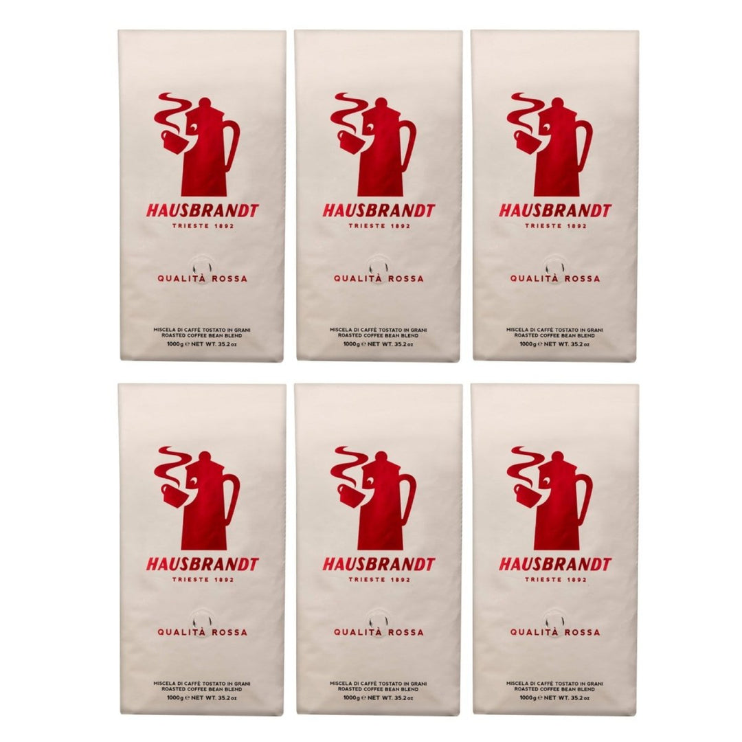Hausbrandt Caffé Hausbrandt Rosso Italien (6 x 1kg) - Versanel - 