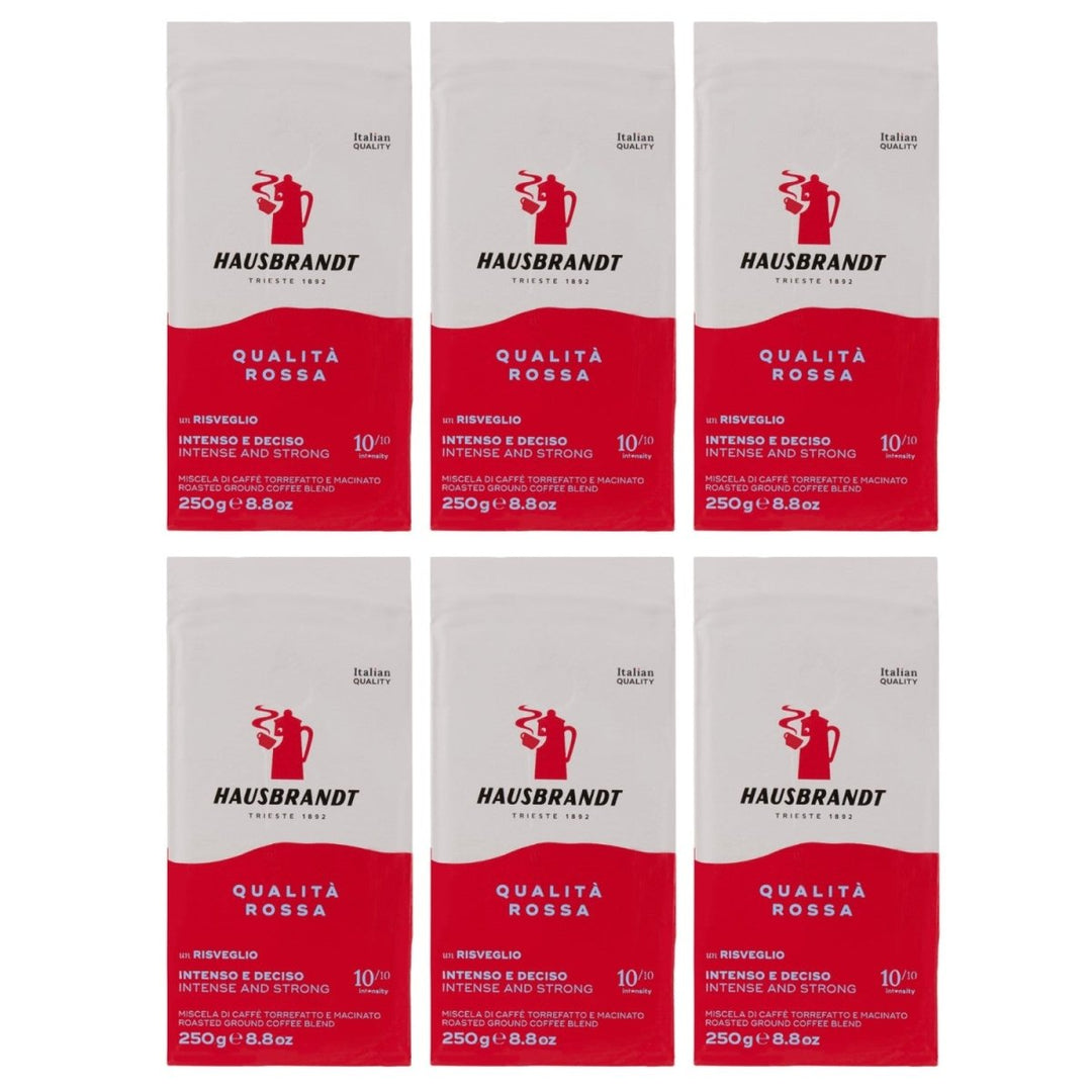 Hausbrandt Caffé Hausbrandt Rosso Italien (6 x 250g) - Versanel - 