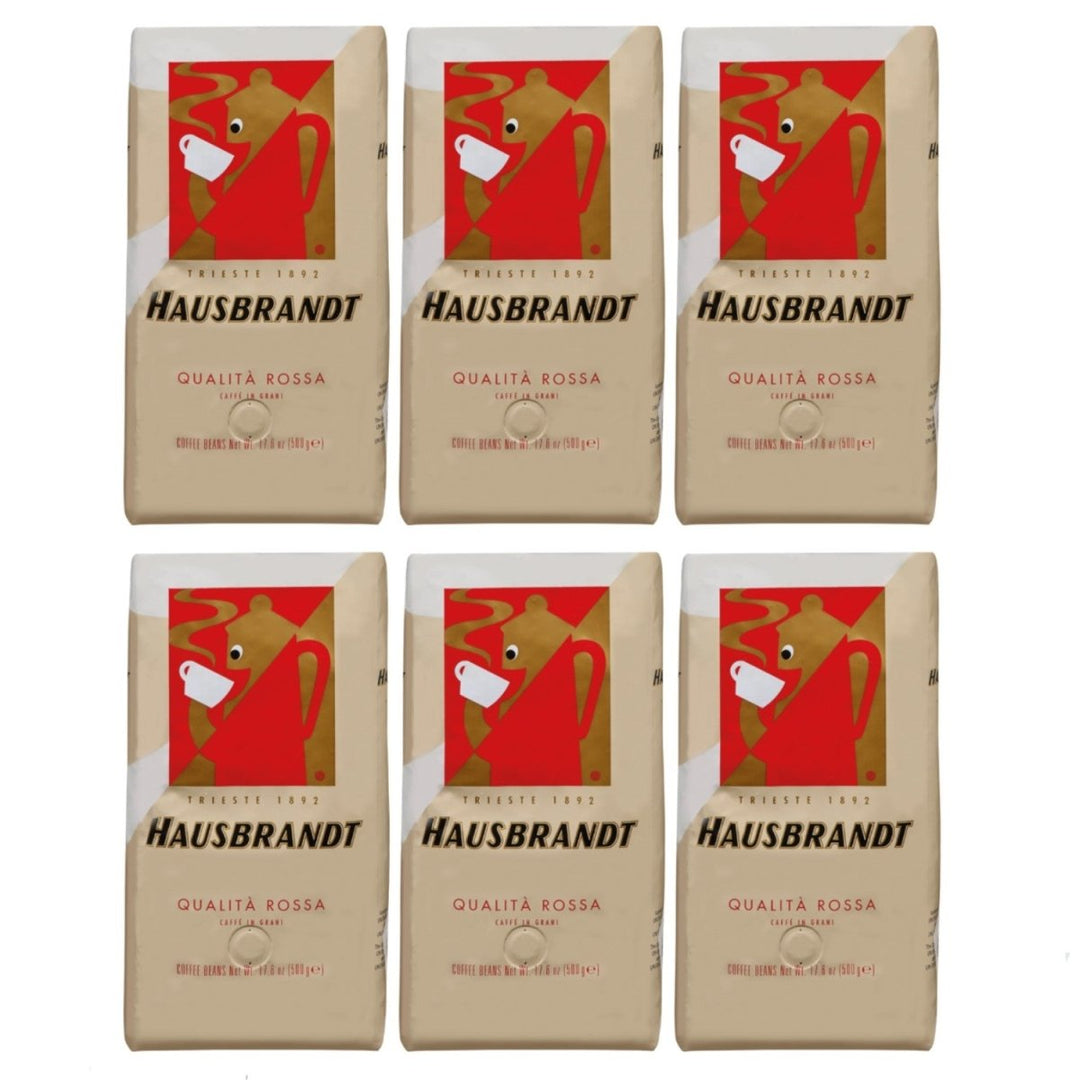 Hausbrandt Caffé Hausbrandt Rosso Italien (6 x 500g) - Versanel - 