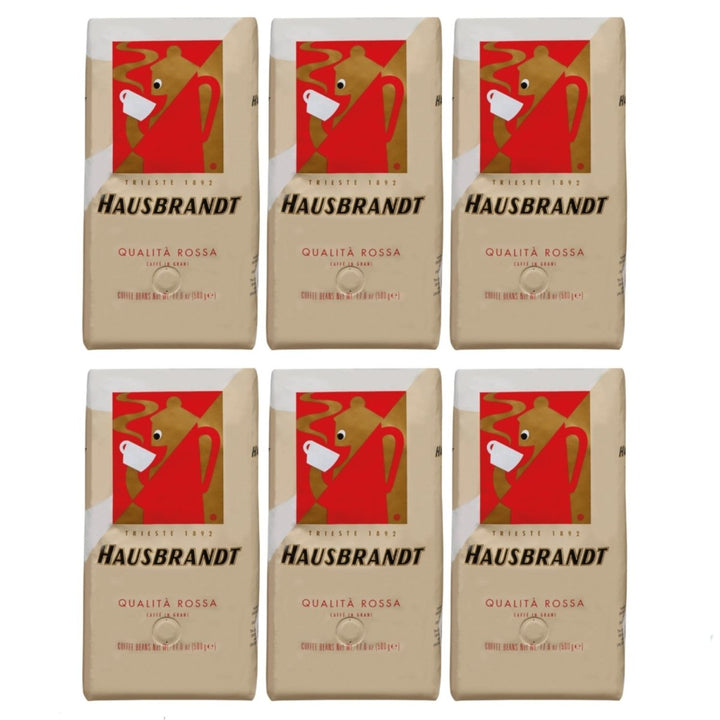 Hausbrandt Caffé Hausbrandt Rosso Italien (6 x 500g) - Versanel - 
