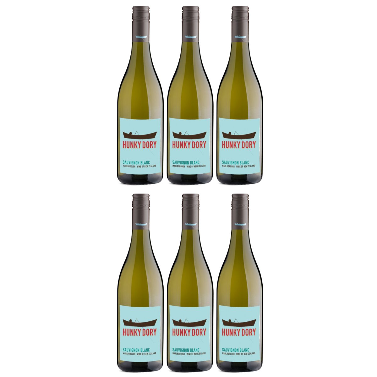 Hunky Dory Sauvignon Blanc Marlborough Weißwein Wein trocken Neuseeland (6 x 0.75l) - Versanel - 