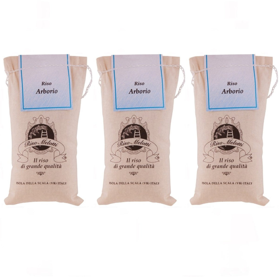 Il Riso Arborio Risotto Reis BIO Melotti Italien (3 x 500 g) - Versanel - 