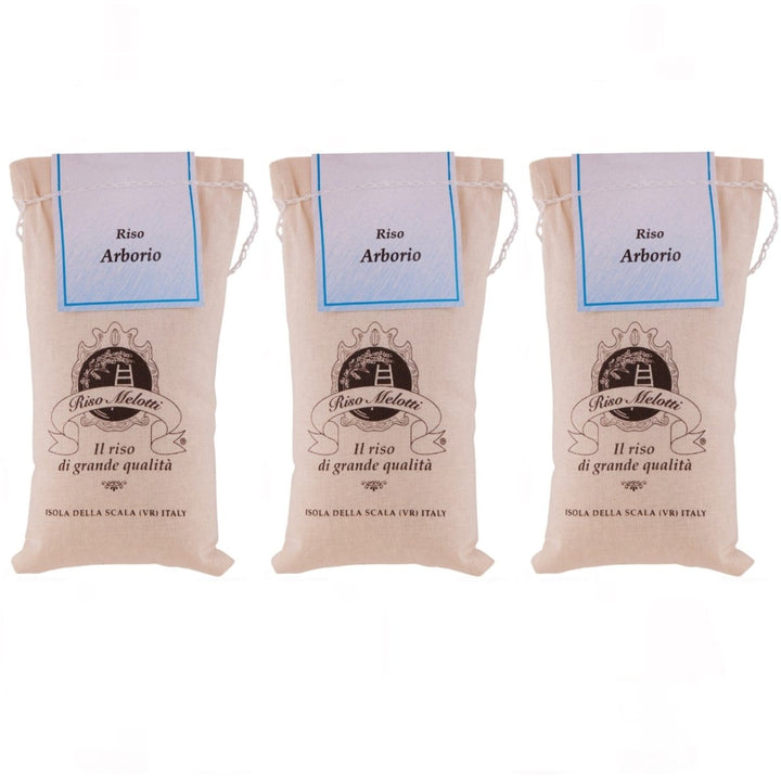 Il Riso Arborio Risotto Reis BIO Melotti Italien (3 x 500 g) - Versanel - 