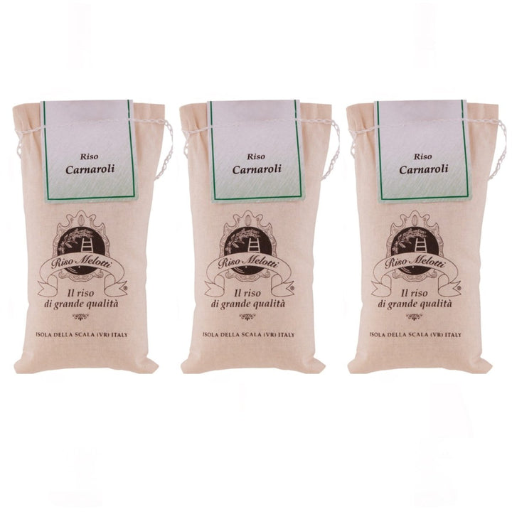 Il Riso Carnaroli Risotto Reis BIO Melotti Italien (3 x 500 g) - Versanel - 