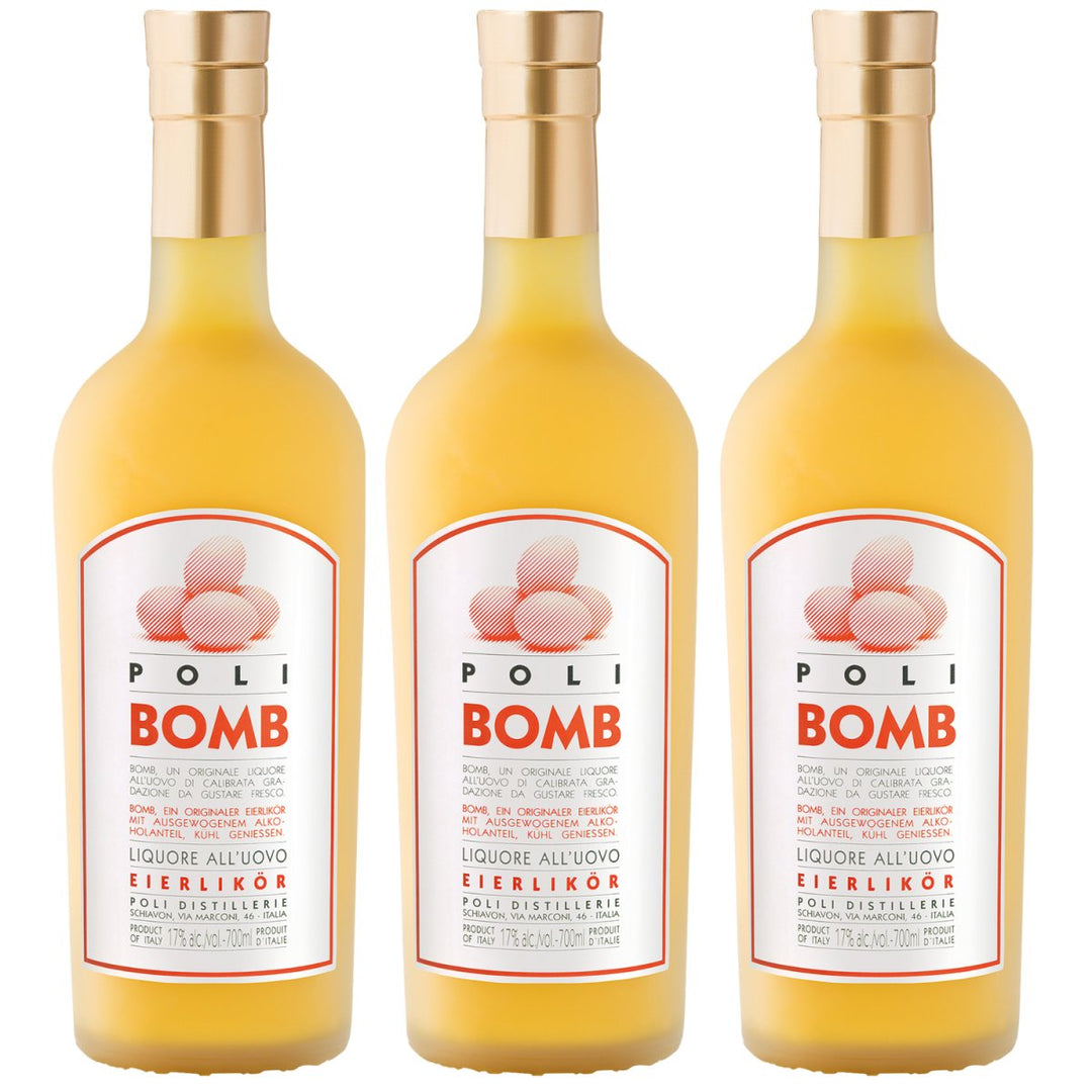 Jacopo Poli Bomb Eierlikör Italien (3 x 0,7l) - Versanel - Spirituose