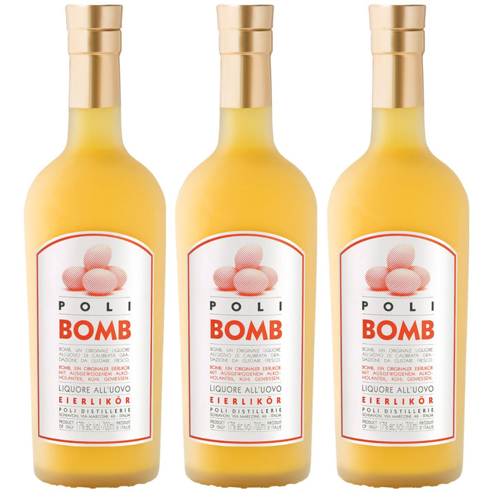 Jacopo Poli Bomb Eierlikör Italien (3 x 0,7l) - Versanel - Spirituose
