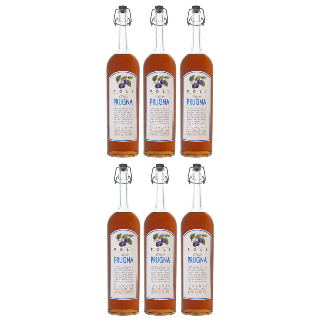 Jacopo Poli Elisir Prugna Liquore Likör Pflaume Italien (6 x 0,7l) - Versanel - 