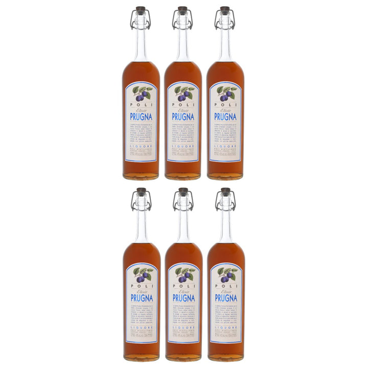 Jacopo Poli Elisir Prugna Liquore Likör Pflaume Italien (6 x 0,7l) - Versanel - 