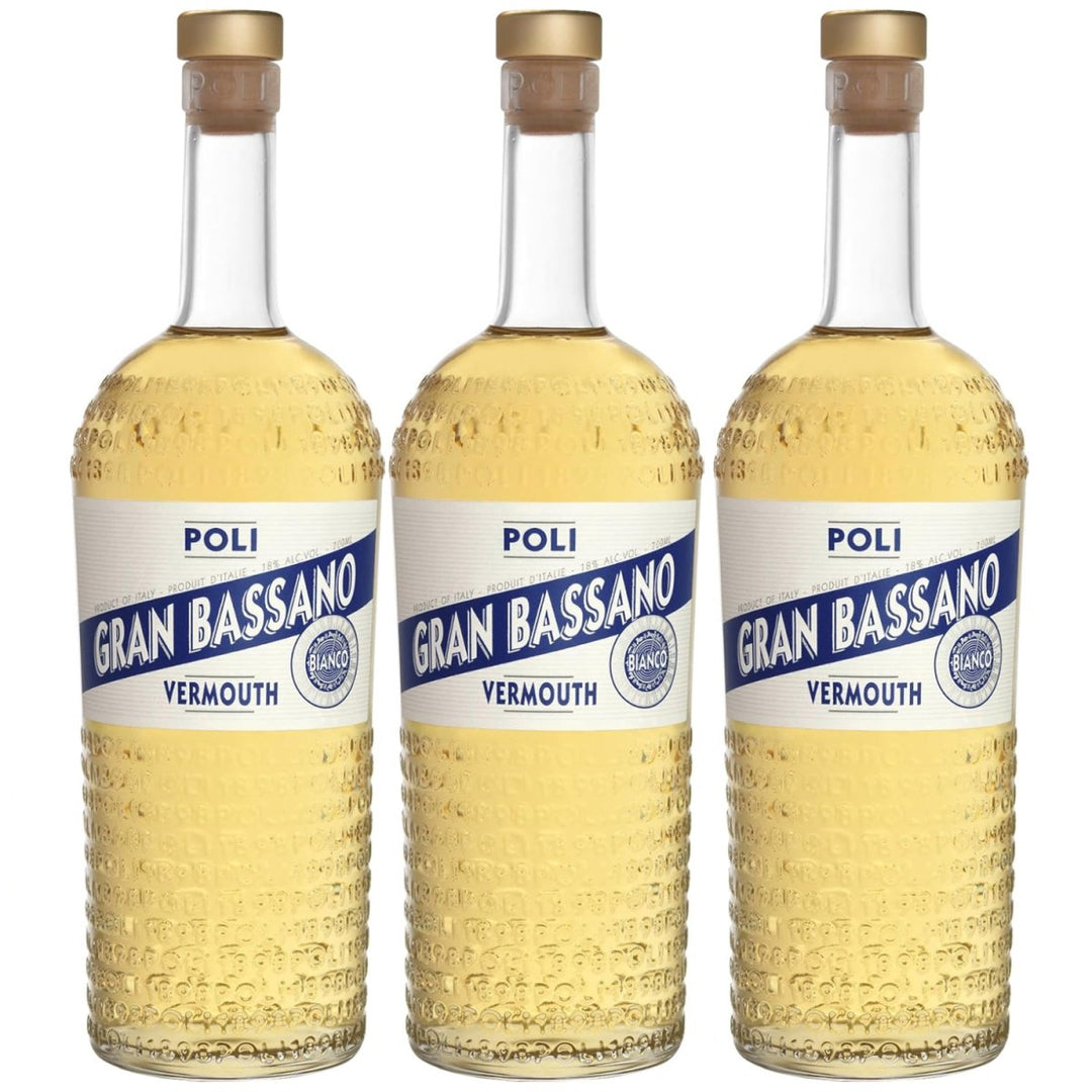 Jacopo Poli Gran Bassano Bianco Vermouth Wermut Weiss Italien (3 x 0,7l) - Versanel - Wein