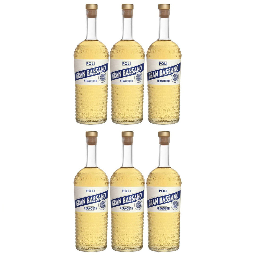 Jacopo Poli Gran Bassano Bianco Vermouth Wermut Weiss Italien (6 x 0,7l) - Versanel - Wein