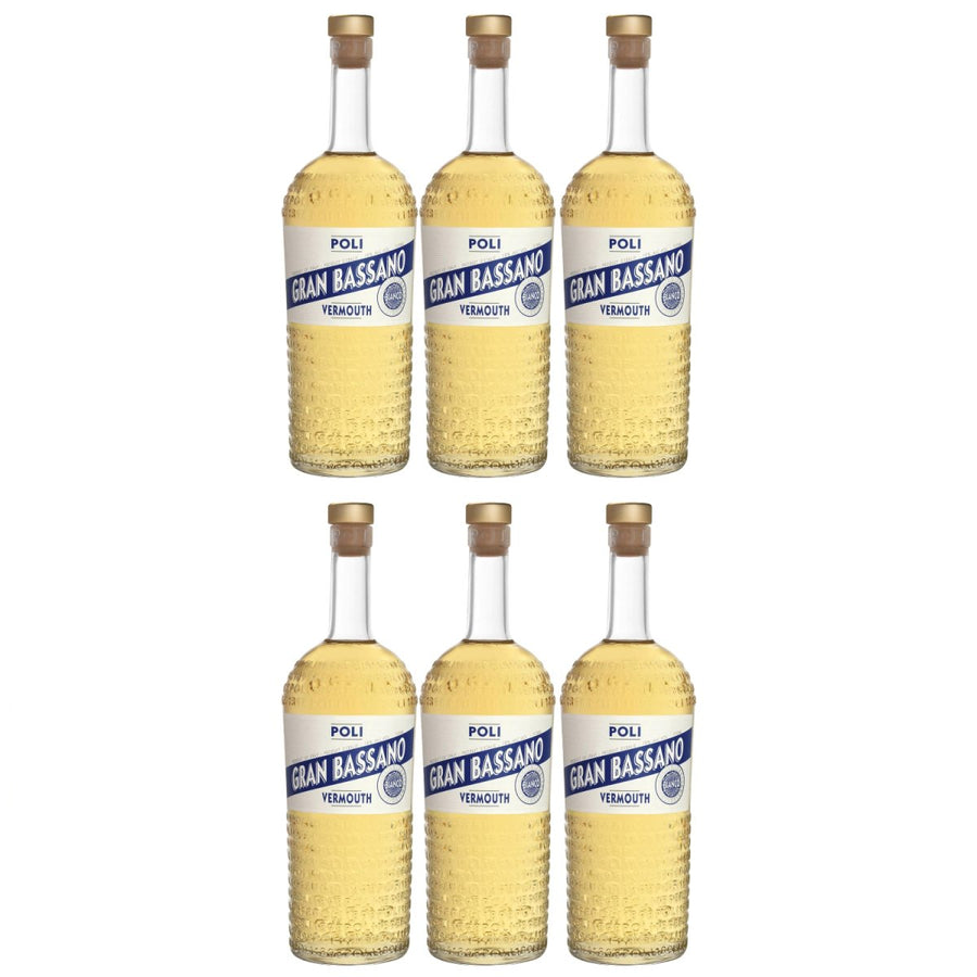 Jacopo Poli Gran Bassano Bianco Vermouth Wermut Weiss Italien (6 x 0,7l) - Versanel - Wein