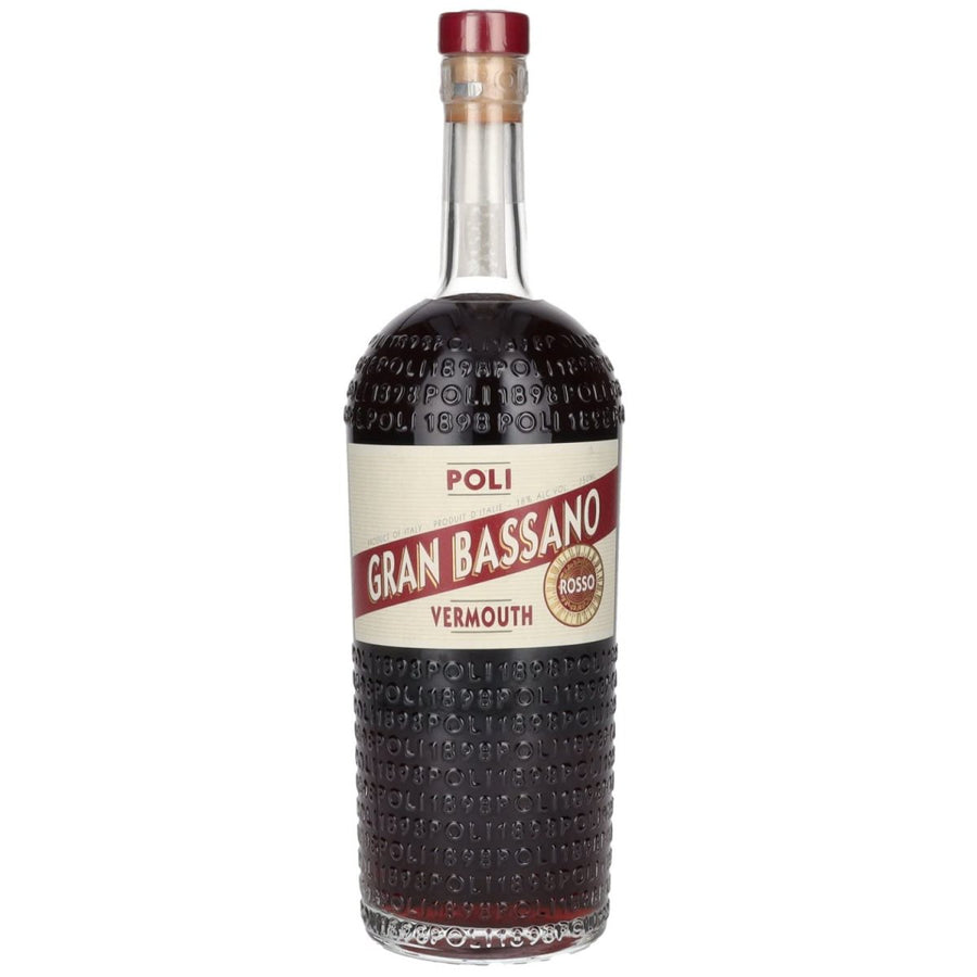 Jacopo Poli Gran Bassano Rosso Vermouth Wermut Rot Italien (1 x 0,7l) - Versanel - Spirituose