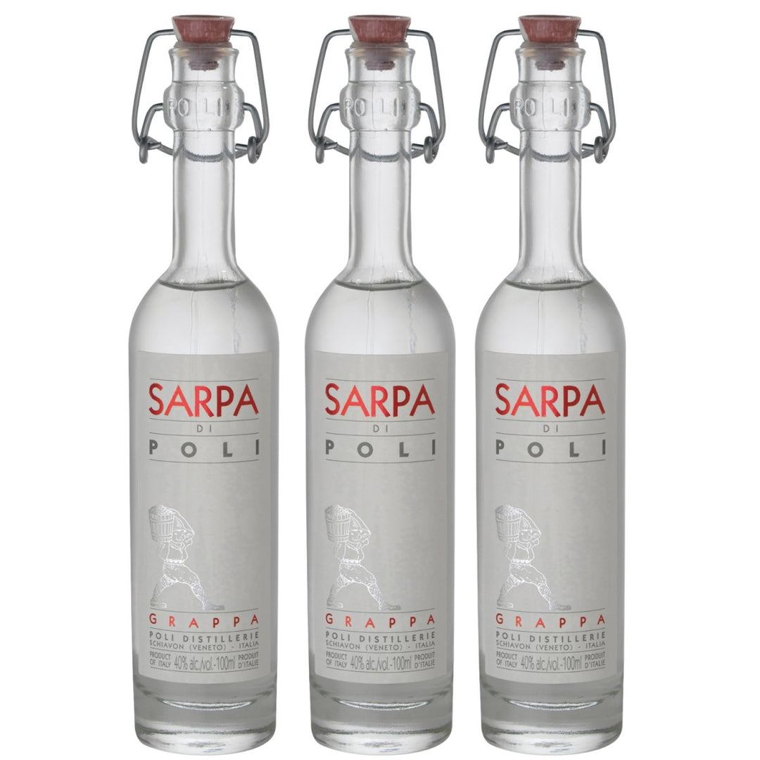 Jacopo Poli Sarpa di Poli Baby Grappa Italien (3 x 0,1l) - Versanel - Spirituose